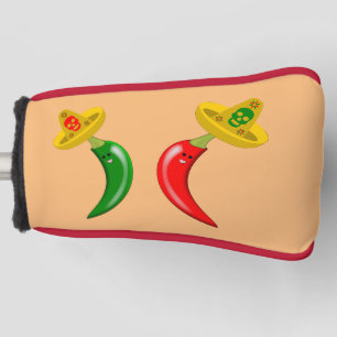 Funda Para Palo De Golf Día de los Muertos Chilis Mexicanos
