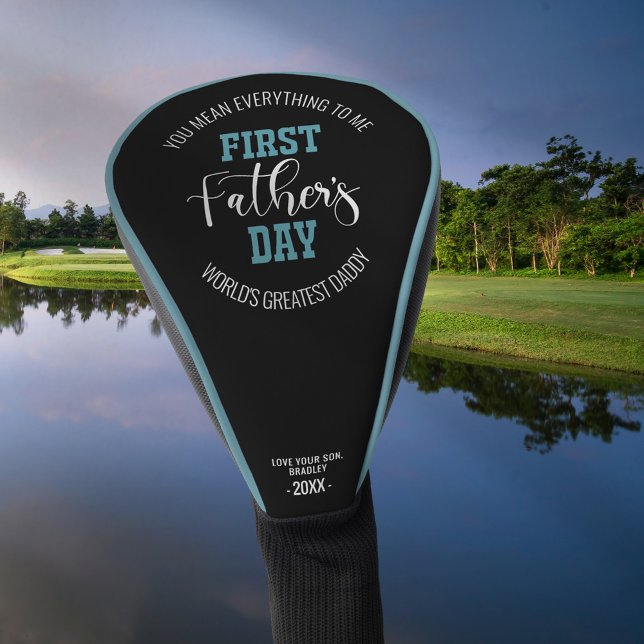 Funda Para Palo De Golf Día de los Primeros Padres Personalizados (Subido por el creador)