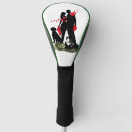 Funda Para Palo De Golf Día de Romance Zazzle