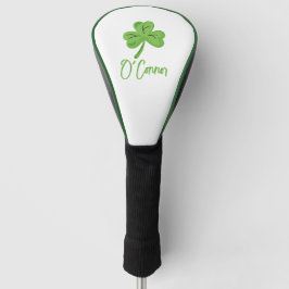 Funda Para Palo De Golf Día de San Patricio Golfista Personalizado Deporte