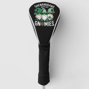 Funda Para Palo De Golf Día de San Patricio Shamrock Afortunado Gnomos Leo