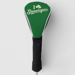 Funda Para Palo De Golf Día de San Patricio Verde Divertido Irlandés Patty