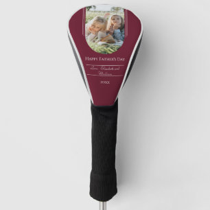 Funda Para Palo De Golf Día del padre de la foto moderna en arco Rojo