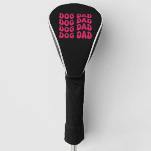 Funda Para Palo De Golf Día del padre del perro retro