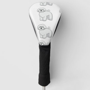 Funda Para Palo De Golf dibujo animado de bichon frise