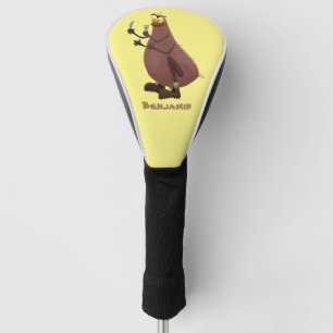 Funda Para Palo De Golf Dibujo animado de pulga divertido hambriento feo