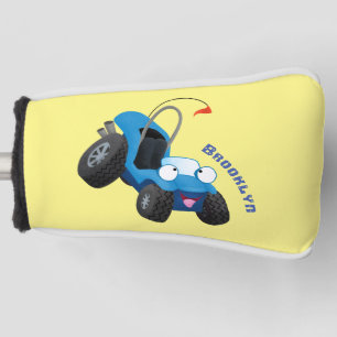 Funda Para Palo De Golf Dibujo animado de un vehículo divertido buggy en l