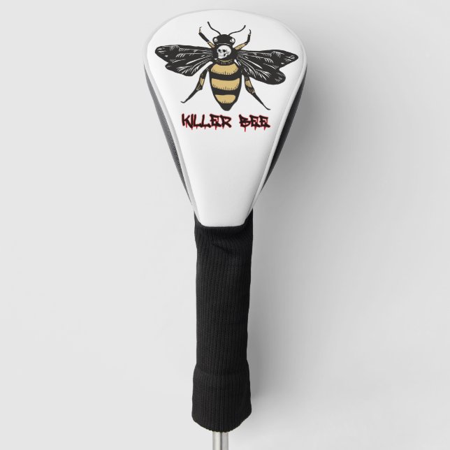 Funda Para Palo De Golf Dibujo de abejas asesinas (Anverso)