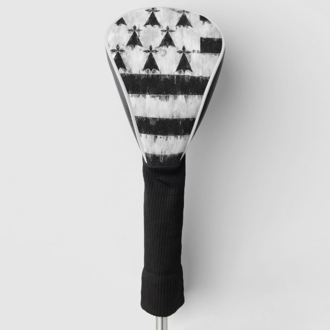 Funda Para Palo De Golf Dibujo de pintura de aceite de Bretaña (Anverso)