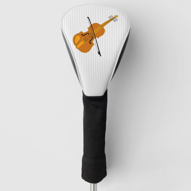 Funda Para Palo De Golf Dibujo de violín (Anverso)
