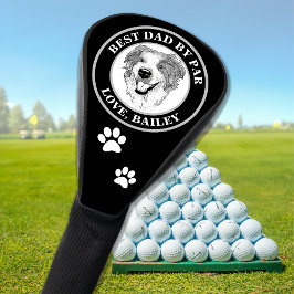 Funda Para Palo De Golf Dibujo personalizado de perro pastor australiano