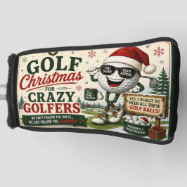 Funda Para Palo De Golf Dicho divertido de golf de Navidad para golfista l