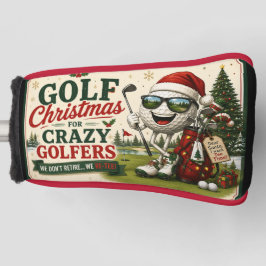 Funda Para Palo De Golf Dicho divertido de golf de Navidad para golfista l