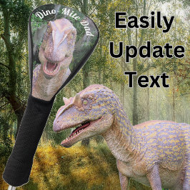 Funda Para Palo De Golf Dino-Mite Dad - Cubierta de cabeza de dinosaurio p
