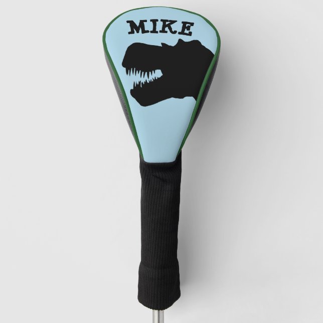 FUNDA PARA PALO DE GOLF DINOSAUR T-REX GOLF TAPA PERSONALIZADA (Anverso)