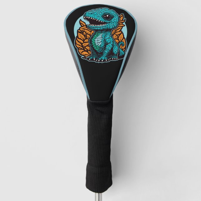 Funda Para Palo De Golf Dinosaurio de bebé lindo (Anverso)
