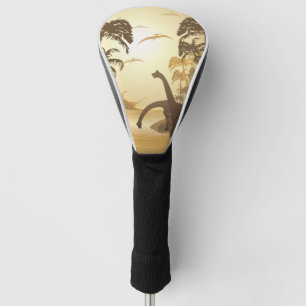 Funda Para Palo De Golf Dinosaurios en el paisaje tropical Jurásico