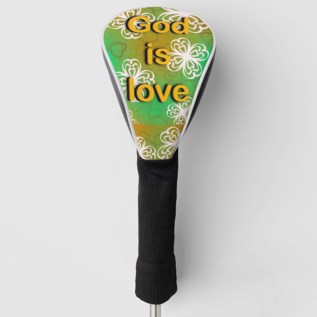 Funda Para Palo De Golf Dios es amor (Anverso)