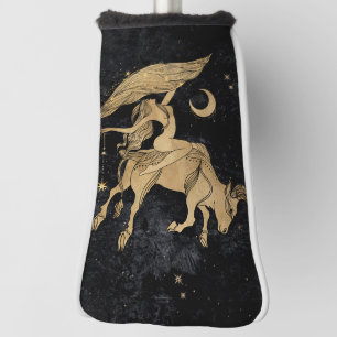 Funda Para Palo De Golf Diosa zodiaca Astrología del Tauro de Oro Cósmic