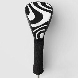 Funda Para Palo De Golf Diseño abstracto en blanco y negro genial para con