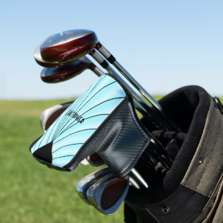 Funda Para Palo De Golf Diseño Art Deco Azul
