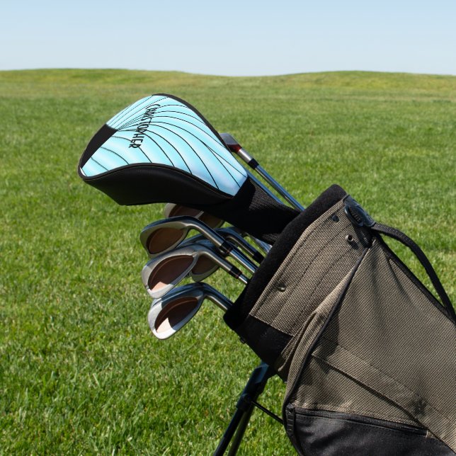 Funda Para Palo De Golf Diseño Art Deco Azul (In Situ)