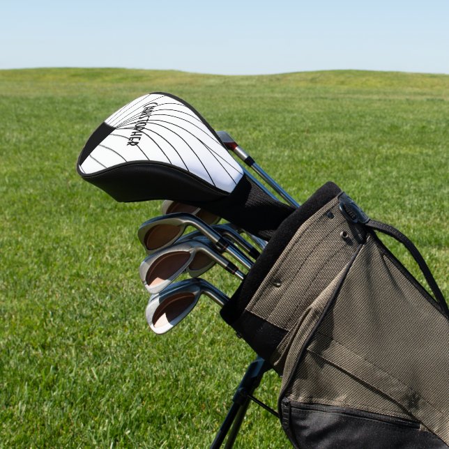 Funda Para Palo De Golf Diseño Art Deco Blanco (In Situ)