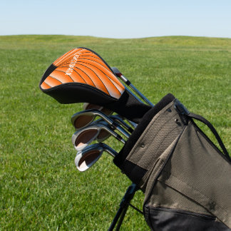 Funda Para Palo De Golf Diseño Art Deco naranja
