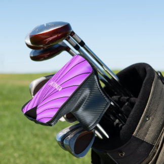Funda Para Palo De Golf Diseño Art Decó Púrpura