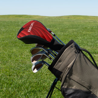 Funda Para Palo De Golf Diseño Art Deco Rojo