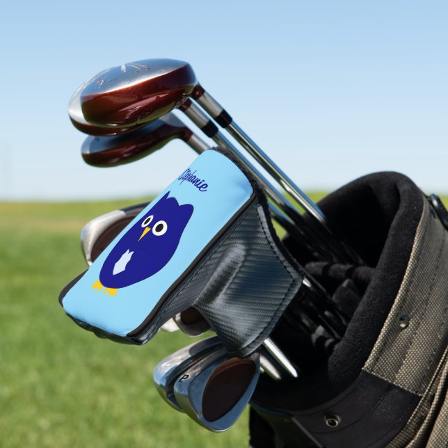 Funda Para Palo De Golf Diseño de búho azul (In Situ)
