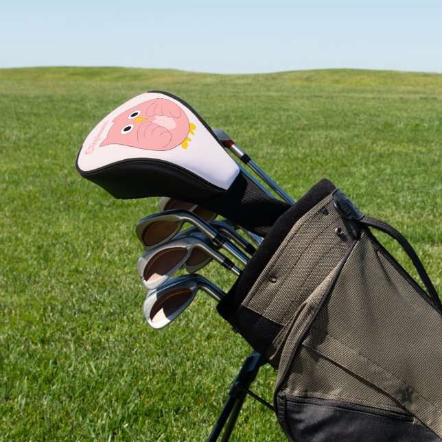 Funda Para Palo De Golf Diseño de búho rosa (In Situ)