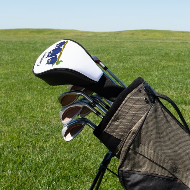 Funda Para Palo De Golf Diseño de búhos personalizado (In Situ)