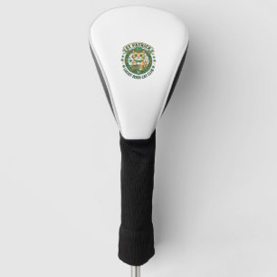 Funda Para Palo De Golf Diseño de camiseta de gato lindo irlandés afortuna