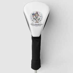 Funda Para Palo De Golf Diseño de camiseta patriótica vintage de ganso ind