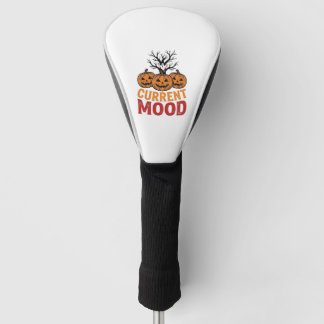 Funda Para Palo De Golf Diseño de camiseta vintage de calabaza de Hallowee