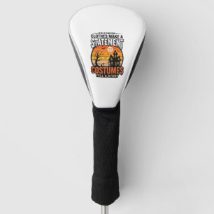 Funda Para Palo De Golf Diseño de camiseta vintage de disfraces de Hallowe