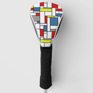 Funda Para Palo De Golf Diseño de estilo mondriano