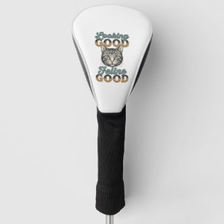 Funda Para Palo De Golf Diseño de gato vintage Felino bueno que se ve bien