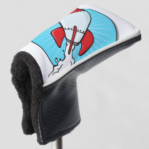 Funda Para Palo De Golf Diseño de la diversión de la nave de Rocket del