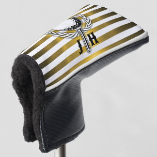 Funda Para Palo De Golf Diseño de monograma de golf elegante para personal