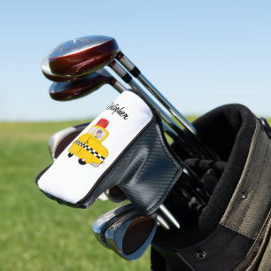 Funda Para Palo De Golf Diseño de Taxi Amarillo
