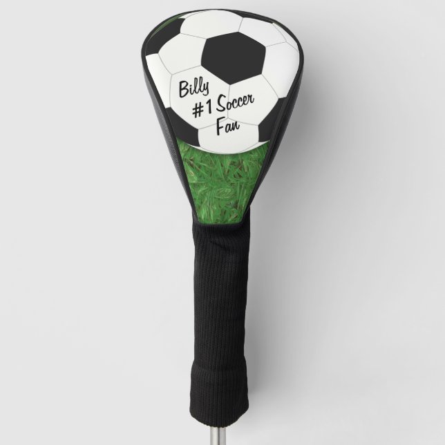 Funda Para Palo De Golf Diseño Deportivo de Fans de Nombre (Anverso)