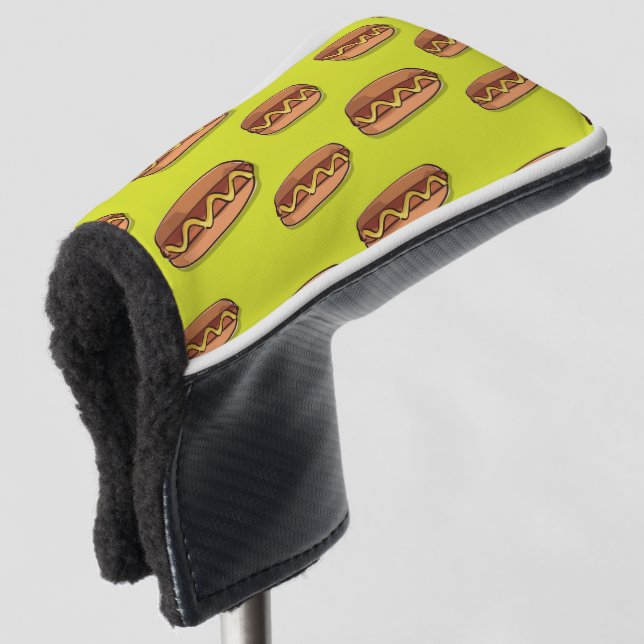 Funda Para Palo De Golf Diseño divertido de la comida de perrito caliente (Anverso 3/4)