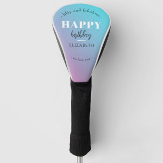 Funda Para Palo De Golf Diseño Minimalista de cumpleaños en colores pastel