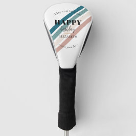 Funda Para Palo De Golf Diseño Minimalista de cumpleaños en colores pastel