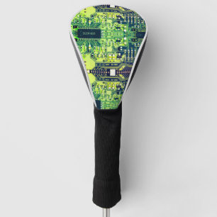 Funda Para Palo De Golf Diseño moderno de placa de circuito impreso Añadir