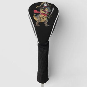 Funda Para Palo De Golf Disfraz divertido de dinosaurio T-Rex pirata para