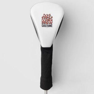 Funda Para Palo De Golf Disfraz divertido de gato maullador de Halloween c