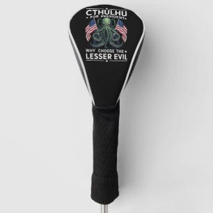 Funda Para Palo De Golf Divertidas elecciones 2024 Cthulhu presidente 